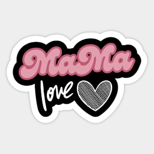 Funny Mama love Mothers Day gift Sticker